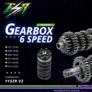 ESR MOTOR RACING GEAR BOX LC135 4S(5 SPEED) Y15ZR V1/V2(6 SPEED) ORIGINAL ESR 100%