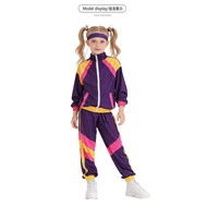 Children disco Costume disco Amazon Boys Girls Performance Costume Dance Sports Hip Hop Costume Cros