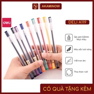 Deli A119 multi-color gel pen 0.5mm nib Deli A119