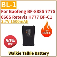 BL-1 3.7V 1500mAh Walkie Talkie Battery For Baofeng BF-888S 777S 666S Retevis H777 BF-C1 Brand New H