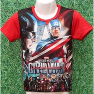 617 Captain America 2691 T-Shirt / Tops / T-Shirt / Boy / Boy / Boy / Photo / Gift / Gift / Unique