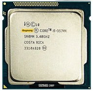 I5หลัก3570 K I5-3570K I5 3570 K 3.4 GHz ใช้ Quad-Core Quad-Thread เครื่องประมวลผลซีพียู6M 77W LGA 11