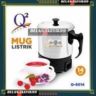 ELECTRIC MUG ELECTRIC HEATER ELECTRIC MUG/ 14 CM STAINLESS STEEL ELECTRIC MUG/ Q2-8014 Q2 8014 MUG/