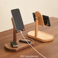 Mobile Phone Holder Black Walnut Mobile Phone Holder Desktop Ornaments Tablet Holder Lazy Phone Holder