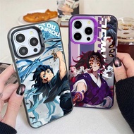Demon Slayer Anime Comic Case For VIVO V50 Lite V50 Y04 Y29 V40 Y100 Y76 5G Y19S IQZ 10 Cover Black 