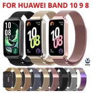 MILANESE STAINLESS STEEL STRAP HUAWEI BAND 10 9 8 METAL MAGNET LOCK MILAN WRISTBAND HUAWEI BAND 10 9