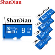 SHANDIAN High Quality Memory Card 128GB Class 10 Robot UAV Smart SD Cards 64GB Camera TF Card 32GB Tachograph Flash Cards 16GB Monitoring External Storage 8GB