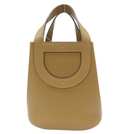 餅乾色 Clemence 牛皮 In The Loop 18 手提包 B刻【HERMES 愛馬仕】