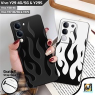 Latest Vivo Y29S & Y29 4G Case 2025 with Fire Motif | SoftCase HP Vivo Y29S / Vivo Y29 4G / Vivo Y29