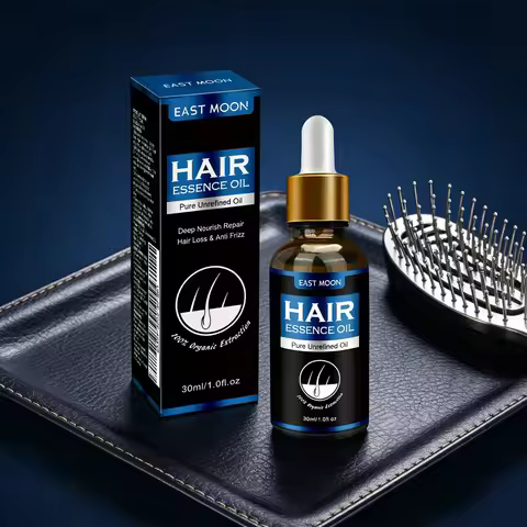 East Moon 30ml Men Hair Essence Strengthens Hair Roots Nourishes Moisturizes Scalp Fast-Absorbing, P