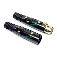 Jack Canon Đực Cái Hàn Dây Loại Tốt lỗ đuôi 8mm J-CN | jack hàn dây canon giắc canon rack canon rắc