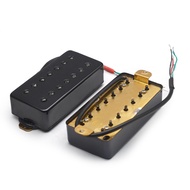 LP 7 String Guitar Brass Cover Humbucker Dual in Line Slotted Screw Coil Splitting Pickup for Electr