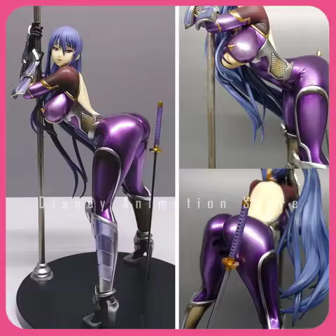 In Stock Anime Taimanin Yukikaze 2 Akiyama Rinko 1/7 Pole Dance Ver Action Figures Hentai Collection