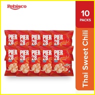 ☪ ◸ ♙ Pier 28 Prawn Crackers Thai Sweet Chili 22g x 10Pcs