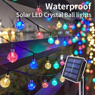 100 LED Lampu Raya Solar Fairy String Lights Outdoor Waterproof Lampu Hiasan Solar Power Lamp