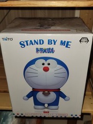 全新 多啦A夢  叮噹 Stand by me 初版 ドラえもん 日版 景品 巨型 大膠 擺設 頭手腳可動 不是錢罌  大約30cm高  TAITO  硬膠大公仔