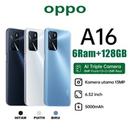HandPhone oppo a16 ram 6 128 gb 5000mah Baru new ori gan murah hp