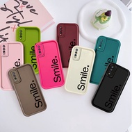 Fashion Minimalist Smile Letters Phone Case For VIVO Y17 Y15 Y12 Y11 Y20S Y20A Y20T 1906 1901 1902 1