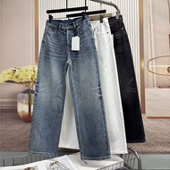 FB7T Simple Classic Cat Whisker Trousers - High Waist, Versatile Fit for Women