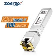 ZoeRax RJ45 SFP + โมดูลทองแดงบอร์ดอินเตอร์เน็ตอีเธอร์เน็ต10G/2.5G/1.25G ใช้ได้กับสวิตช์อีเทอร์เน็ตขอ