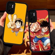 S104 Anime Luffy Casing for Xiaomi Redmi Note 11s 11 SE 10 10s 10T 11T Pro 5G black