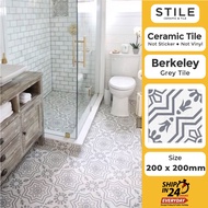 [REAL TILE] 10PCS BERKELEY GREY MOSAIC/CERAMIC TILES/MOZEK BILIK/MOZEK DAPUR/MOZEK DINDING/MOZEK CER
