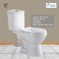 Kloset Duduk Model TOTO / Closet Duduk Murah TOTO / Toilet Duduk