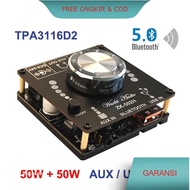 New Audio Bluetooth 5.0 Amplifier 2.0 2x50W TPA3116D2 - 502H