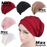 MAXG Breathe Hat Cancer Muslim Scarf Cap Elastic Cloth Cotton Chemo Cap