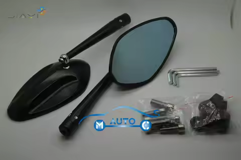 CNC 8MM 10MM Rearview Side 3D Mirrors For Kawasaki Z1000 Z750 R ER6F N W800 ER4N KLX250 KLX VN Serie