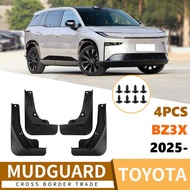 Suitable for Toyota BZ3X 2025 Car Front Rear Tire Mudguard Foreign Trade Mudguard Modification