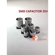 SMD Capacitor, 25V 47uf, 25V 100uf, 25V 470uf, 47uf 25v, 100uf 25v, 470uf 25v Aluminum Electrolytic 