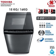 TOSHIBA S-DD INVERTER NANO WASH WASHING MACHINE 15 KG AWDG1600WM(SK)/ 16 KG AWDG1700WM(SS)