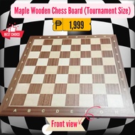 Wooden Chess Board with algebraic notation ONLY (21inches x 21 inches)