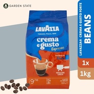 (1kg) Lavazza Crema e Gusto Espresso Forte (Whole Coffee Beans, Dark Roast, 9/10 Intensity