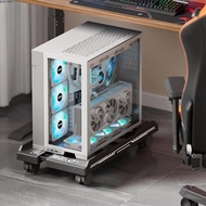 JONY1PH CPU Stand, Mobile Scalable CPU Holder, Universal with Caster Wheels Adjustable CPU Tower Hol