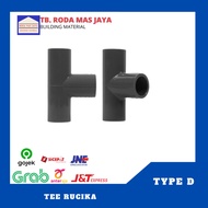 Te Pipe Connection/ Rucika Type D Large PVC Pipe Tee