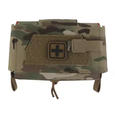 Compact Trauma Pouch V3 GEN3 Camo Style MD2 IFAK Tactical Medical First Aid Bag for Hunting Vest Pla