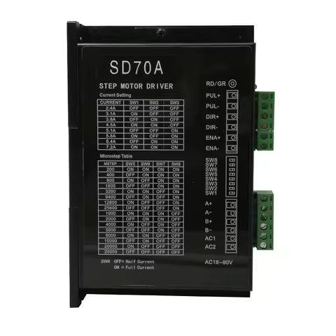 SD70A driver 57/86 2-phase stepper motor driver 7A AC/DC universal with DSP digital than MA860 M860H
