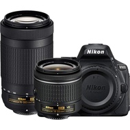 [USED in Japan] Nikon D5600 Digital SLR Camera with 18-55mm VR & 70-300mm DX AF-P Lens - (Renewal)