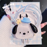 Charger Protectors Cover Cartoon Sanrio Charger Case Anti-Breaking Cable Winder for IP 18/20w Charge