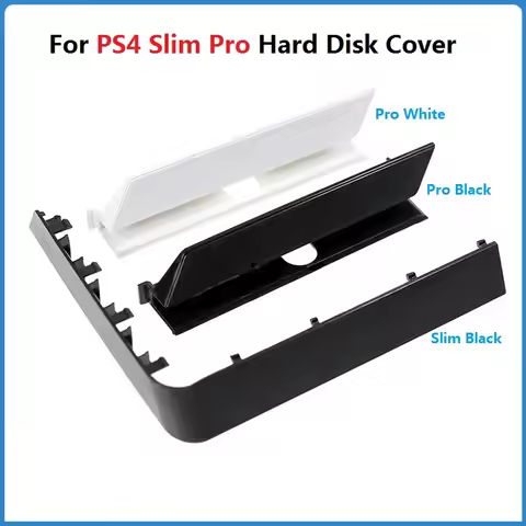 1Pcs For PS4 Slim Pro Hard Disk Cover HDD Hard Drive Bay Slot Cover Plastic Door Flap For Playstatio