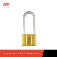 Yale 40mm Solid Brass Padlock with Keys