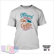 BIG SIZE MEN'S T-SHIRTS COOL T-SHIRTS COFFEE T-SHIRTS SML XL 2XL 3XL 4XL 5XL 6XL COFFEE INSPIRATION 