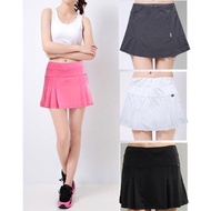 Women's Pleated Tennis Skirt Built-in Shorts Running Jogging Yoga Skirt Anti-exposure Table Tennis Skirt Badminton Skorts Fitness Outdoor Sports Skirt 010