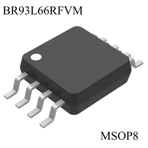 2pcs/Lot Original BR93L66RFVM C66 R66 93C66 93C66C-I/MS R66W MSOP8 EEPROM IC chip