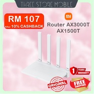 [MY Set] Xiaomi Mi Router AX3000 | AX1500 | AX3000T | WIFI 6 | Xiaomi Mesh system | Modem | 1 Year M