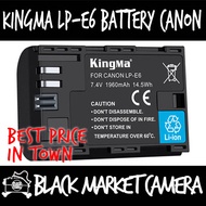 [BMC] Kingma LP-E6 Rechargeable Battery For Canon EOS 60D/70D/80D/90D/5DII/II/IV/6D/7D/EOS R/R5/R6 *Free Battery Case