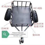 Trolley modified Little Bull Mars ATV trailer, homemade four-wheeled motorcycle trailer, cargo box, 