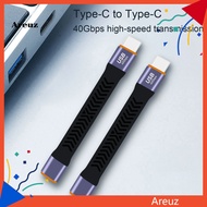 ARE Usb-c to Usb-c Cable Integrated Molding Data Cable 40g High Speed Type-c Usb3.2 Gen2 Data Cable for Quick Charge and Flexible Transfer Southeast Asian Buyers' Choice